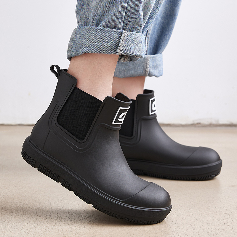 Unisex PVC kišne čizme, vodootporne, niskog kroja, otporne na klizanje, izdržljive za kišu za proljeće, ljeto i jesen