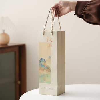 Set cadou din ceramică pentru ceai – peisaj gradient Mii de munți și râuri – cadou de lux pentru clienți