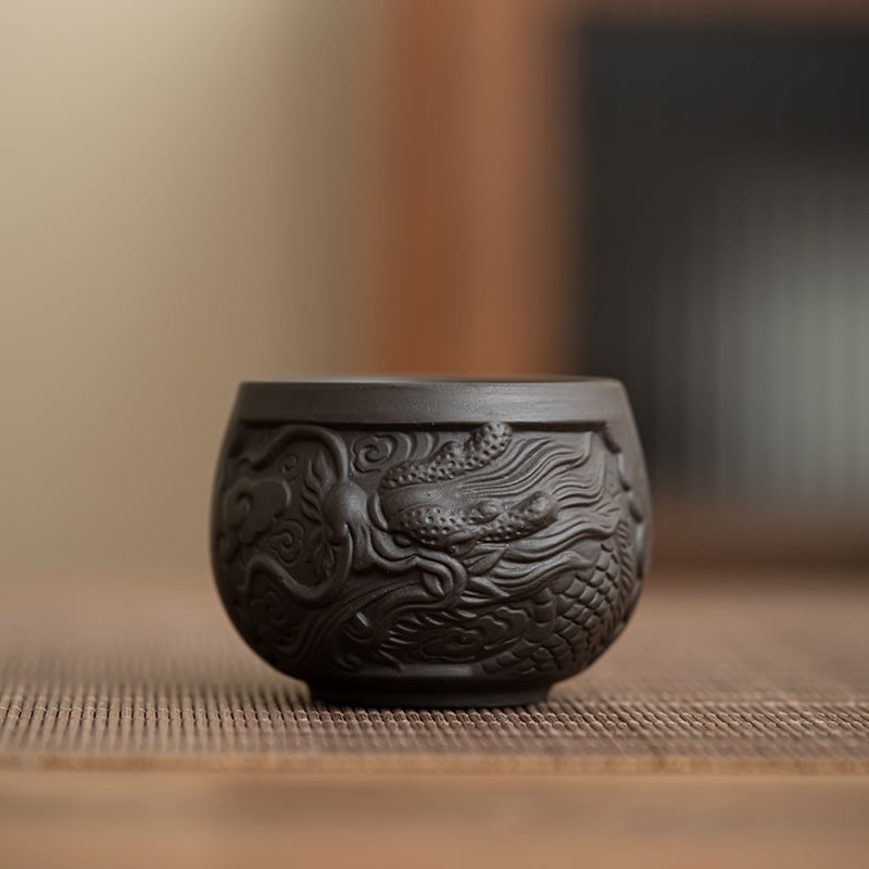 Ceașcă de ceai din lut mov, Xianglong, Gongfu ceramic pentru casă și birou
