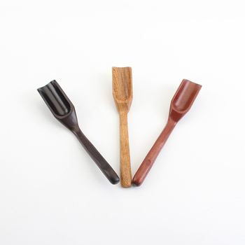 Lingură de ceai en gros din abanos, Lingură din lemn Chicken Wing, Lingură de ceai Rosewood, Lingură de ceai, accesorii pentru set de ceai, design logo