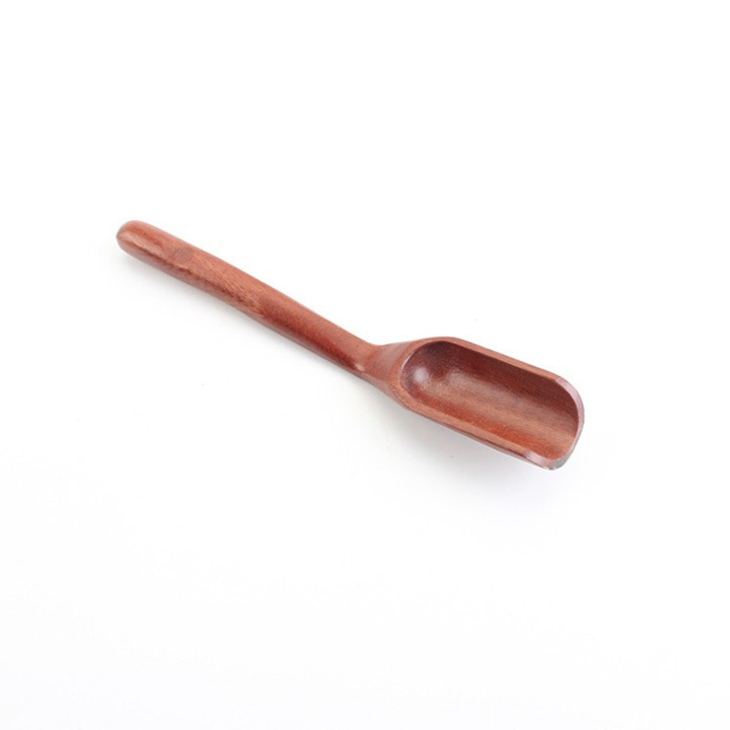 Lingură de ceai en gros din abanos, Lingură din lemn Chicken Wing, Lingură de ceai Rosewood, Lingură de ceai, accesorii pentru set de ceai, design logo