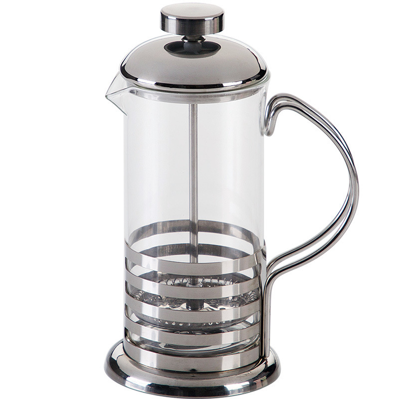 350 ml Cafetieră French Press, Sticlă, pentru Uz Casnic, Filtru pentru Lapte, Preparator de Ceai