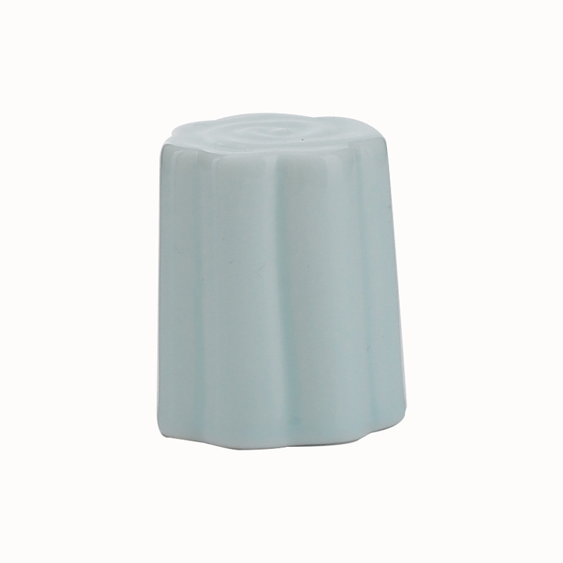 Capac ceramic pentru ceainic, cu motiv norilor norocoși, accesorii pentru ceai, suport mic pentru capac, cadou cu logo imprimat