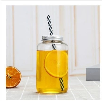 Recipient din sticlă pentru ceai cu lapte, cu Capac, pereți dubli, din sticlă borosilicată de înaltă rezistență, finisaj cu vopsire prin pulverizare, potrivit pentru băuturi calde și sucuri.
