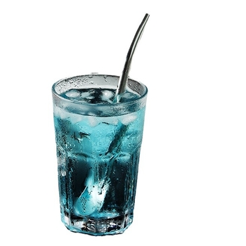 Pahar de apă din sticlă, octogonal, mare capacitate, set de șase bucăți, fără mâner și fără capac, potrivit pentru ceai de fructe, ceai cu lapte, smoothie și bere, pentru restaurante
