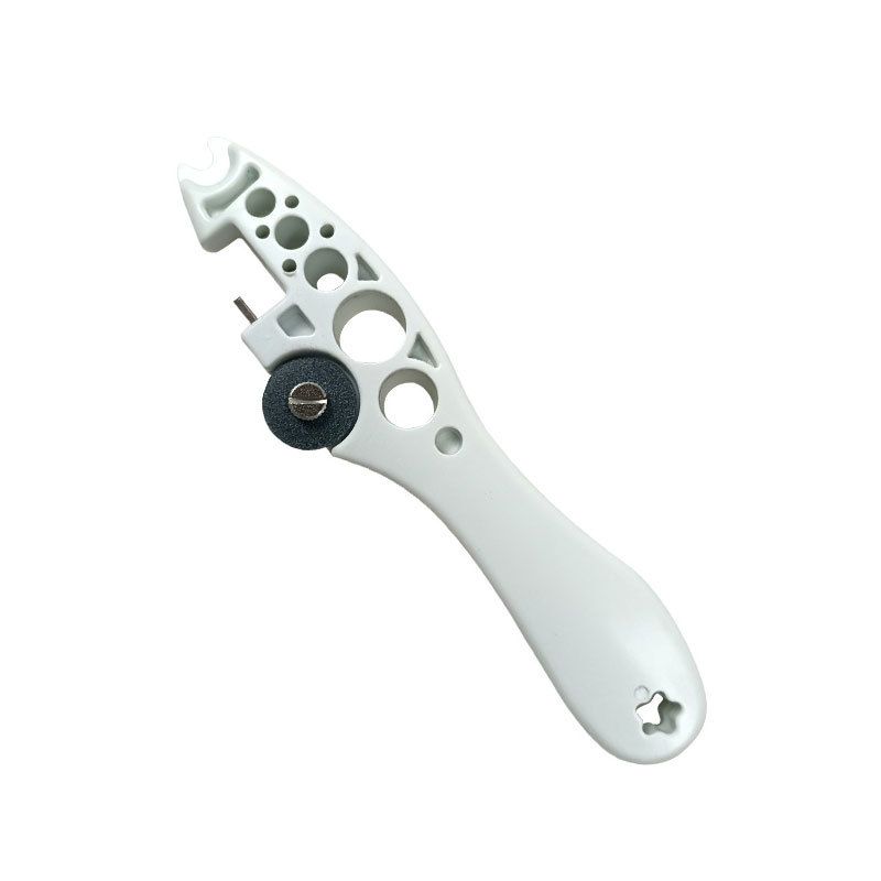 Deschizător multifuncțional de sticle cu protecție pentru mână și disc mic de măcinare pentru amfore din sticlă