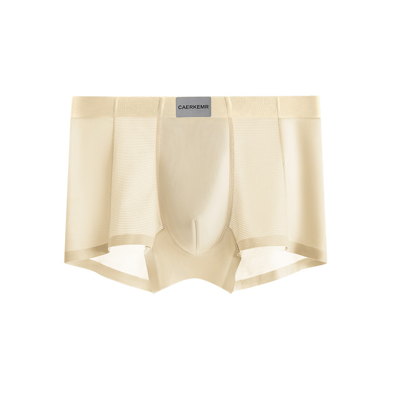 Muške boxerice od Ice Silk s antibakterijskim preponama, tankom mrežom, satenski završetak, srednji pojas
