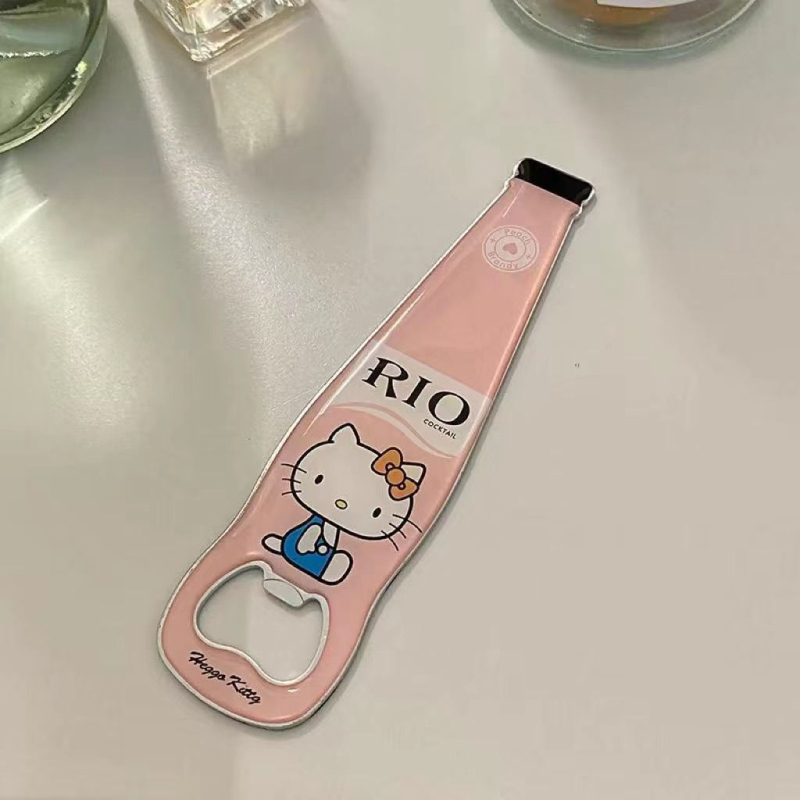 Deschizător magnetic pentru sticle cu design cartoon drăguț — pentru bere și sifon, uz casnic, design creativ personalizat