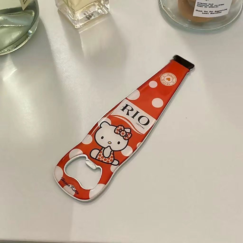 Deschizător magnetic pentru sticle cu design cartoon drăguț — pentru bere și sifon, uz casnic, design creativ personalizat