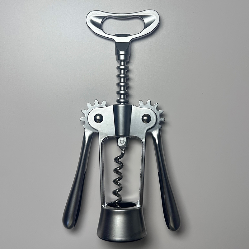 Deschizător de sticle din aliaj de zinc, manual, pentru vin roșu și bere, multifuncțional