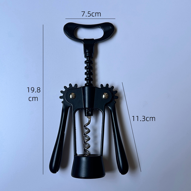 Deschizător de sticle din aliaj de zinc, manual, pentru vin roșu și bere, multifuncțional