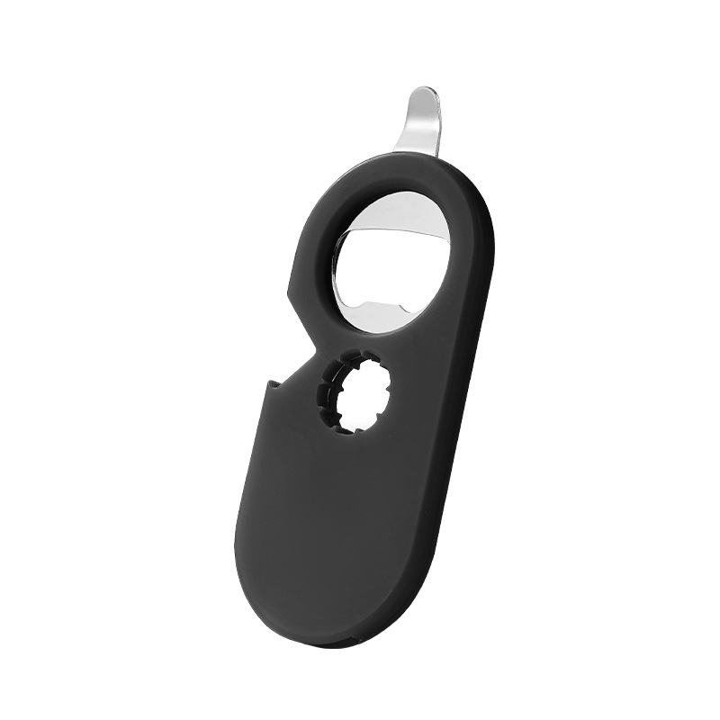 Deschizător de sticle din oțel inoxidabil, magnetic, cu magnet pentru frigider, portabil, pentru bere și băuturi carbogazoase, uz casnic