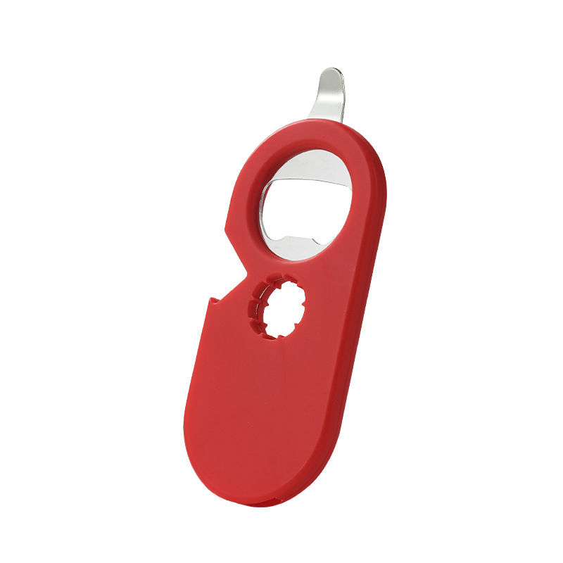 Deschizător de sticle din oțel inoxidabil, magnetic, cu magnet pentru frigider, portabil, pentru bere și băuturi carbogazoase, uz casnic