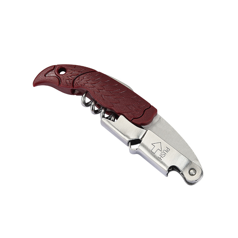 Deschizător de sticle Seahorse Knife cu mâner ABS, multifuncțional, din oțel inoxidabil, pentru bere și vin