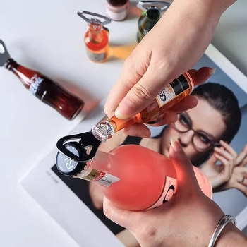 Deschizător de bere pentru uz casnic, deschizător multifuncțional pentru băuturi carbogazoase și magnet frigorific personalizat