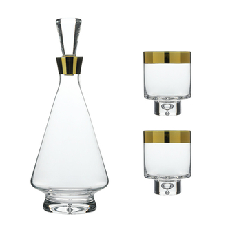 Decorațiune de casă în stil italian modern — set din cristal pentru apă și vin, fabricat manual, lux discret, retro
