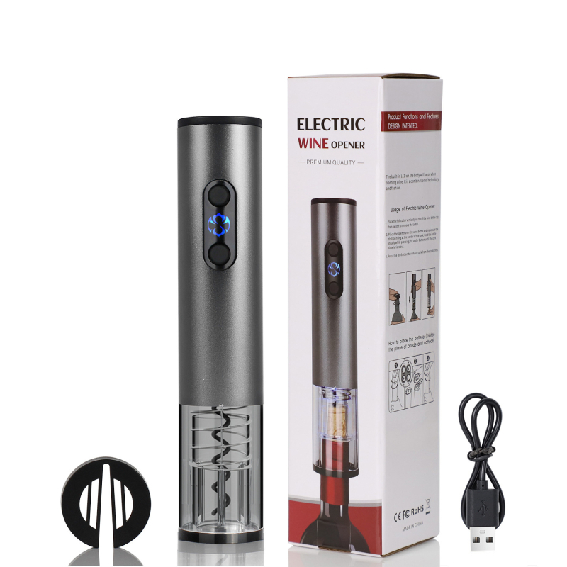 Deschizător electric de vin, reîncărcabil, pentru uz casnic