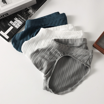 Muške bokserice s niskim strukom, udoban hip-hugging kroj, Ice Silk Mesh materijal