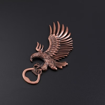 Deschizător de sticle în formă de vultur, decor de casă, cu magnet pentru frigider și breloc