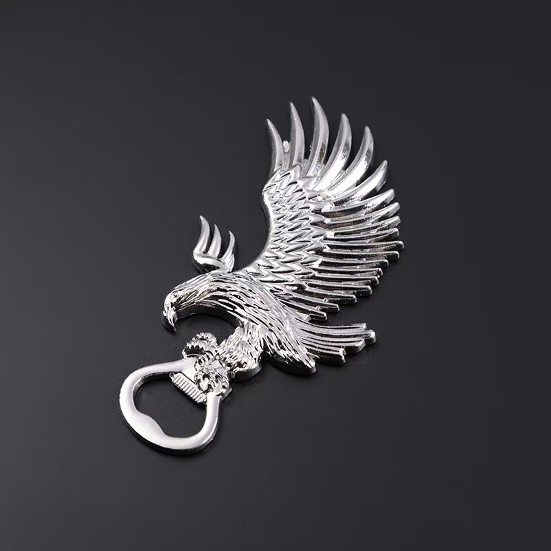 Deschizător de sticle în formă de vultur, decor de casă, cu magnet pentru frigider și breloc