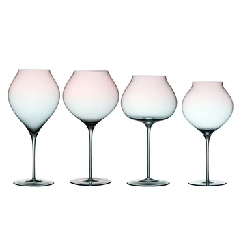 Pahar ultra-subțire pentru vin roșu, stil Burgundy/Bordeaux, pahar înalt din cristal pentru uz casnic