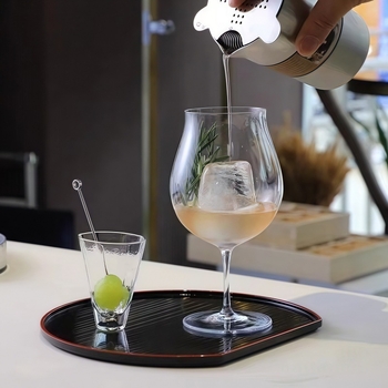 Pahar de vin din cristal, stil japonez, pentru vin roșu, alb, vin de desert și șampanie – pentru uz casnic și restaurante