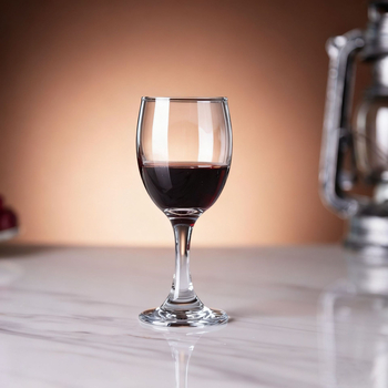 Pahar de vin roșu cu picior, din sticlă, pentru uz casnic, 101–200 ml, stil modern minimalist