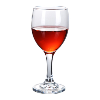 Pahar de vin roșu din sticlă fără plumb, cu picior mic, potrivit pentru hoteluri, restaurante și uz casnic