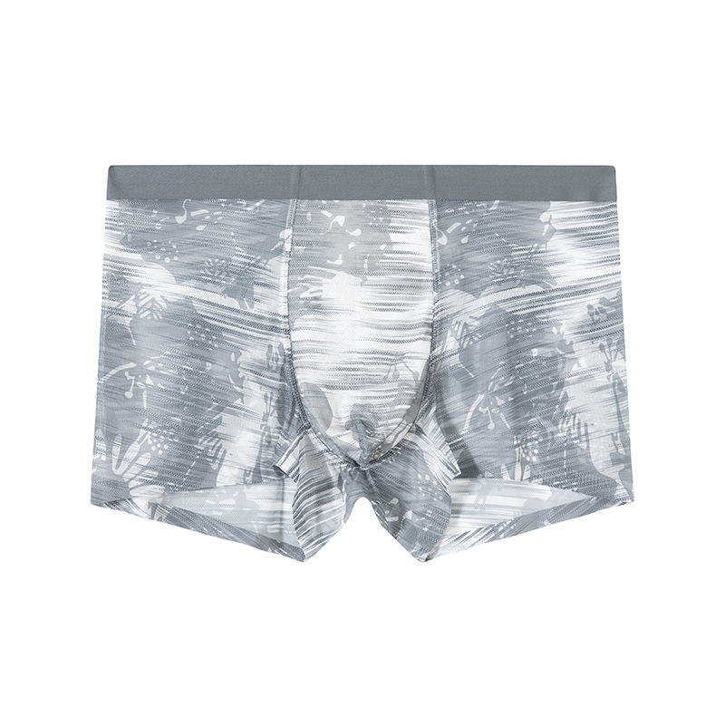 Muške mrežaste bokserice Ice Silk – brzo sušenje, prozračne, bez šavova, srednji pojas
