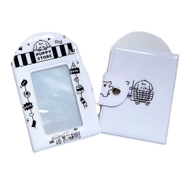 Album foto Polaroid de 3 inci, design cartoon minimalist, spațiu compact pentru carduri