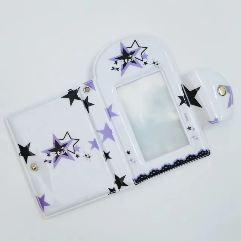 Album foto Polaroid de 3 inci, design cartoon minimalist, spațiu compact pentru carduri