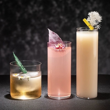 Pahar Collins pentru cocktailuri – pahar drept pentru Long Island Iced Tea, Gin Tonic, Mojito și cocktail clasic