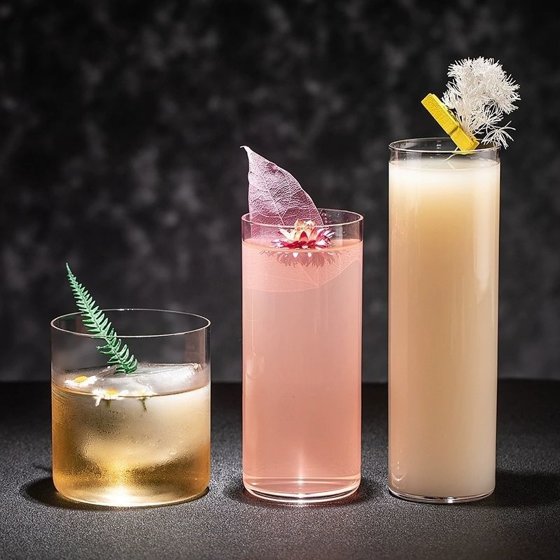 Pahar Collins pentru cocktailuri – pahar drept pentru Long Island Iced Tea, Gin Tonic, Mojito și cocktail clasic