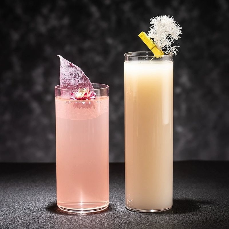 Pahar Collins pentru cocktailuri – pahar drept pentru Long Island Iced Tea, Gin Tonic, Mojito și cocktail clasic