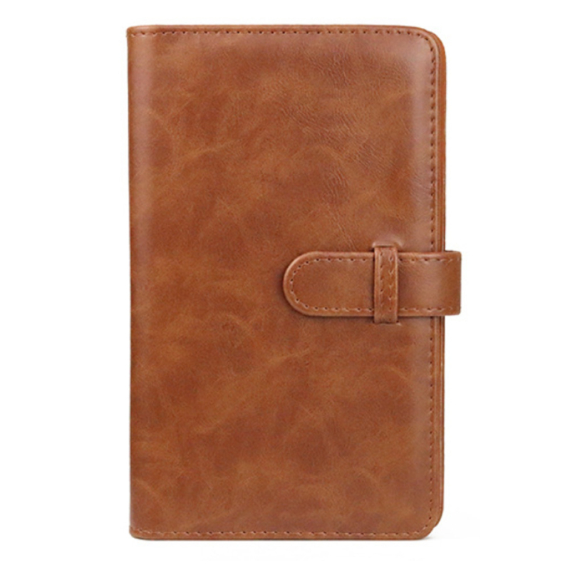 Polaroid Mini12 album foto PU de 3 inch, cu pagini intercalate și buzunar pentru carduri de vizită, capacitate mare de stocare a fotografiilor, 108 pagini