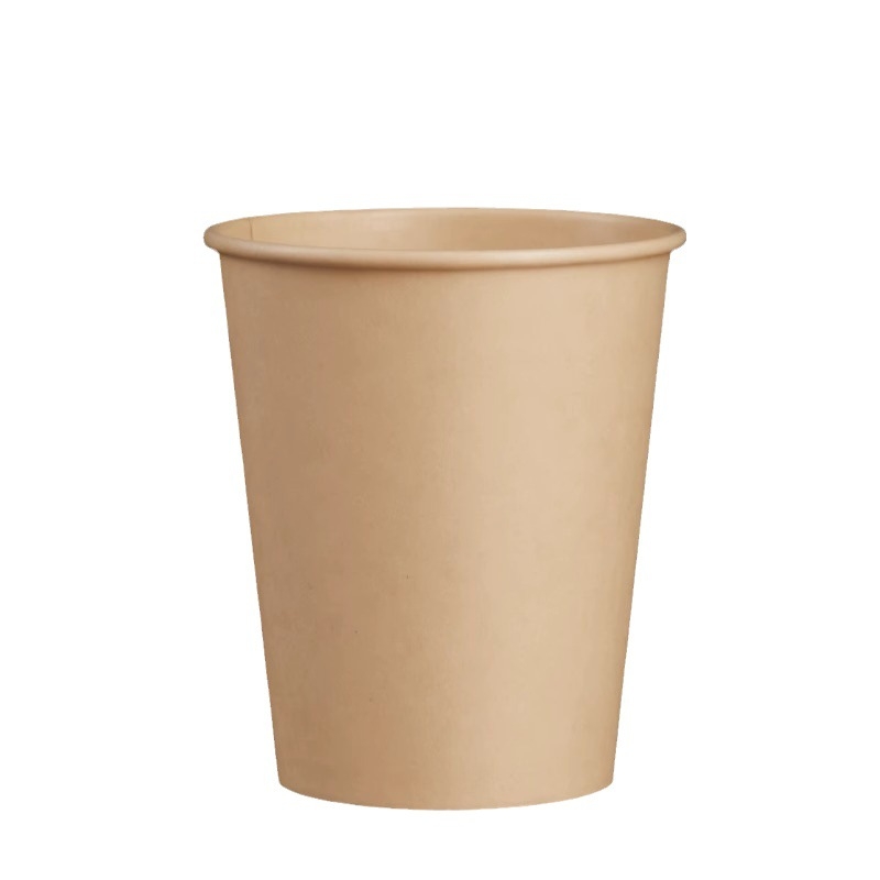 Cupe de unică folosință din hârtie, culoare solidă, pentru băuturi calde, uz casnic și în birou, 201–300 ml, ambalate în cutie