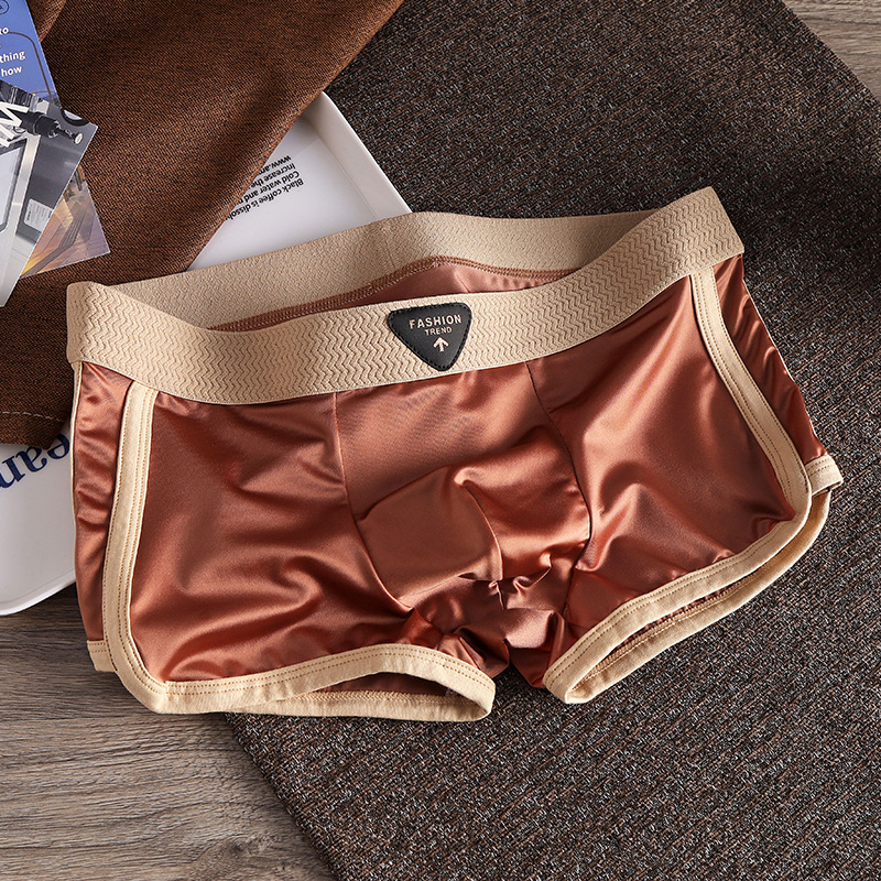 Bamilon luksuzne muške boxerice od satena s ice-silk materijalom, prozračné i antibakterijske