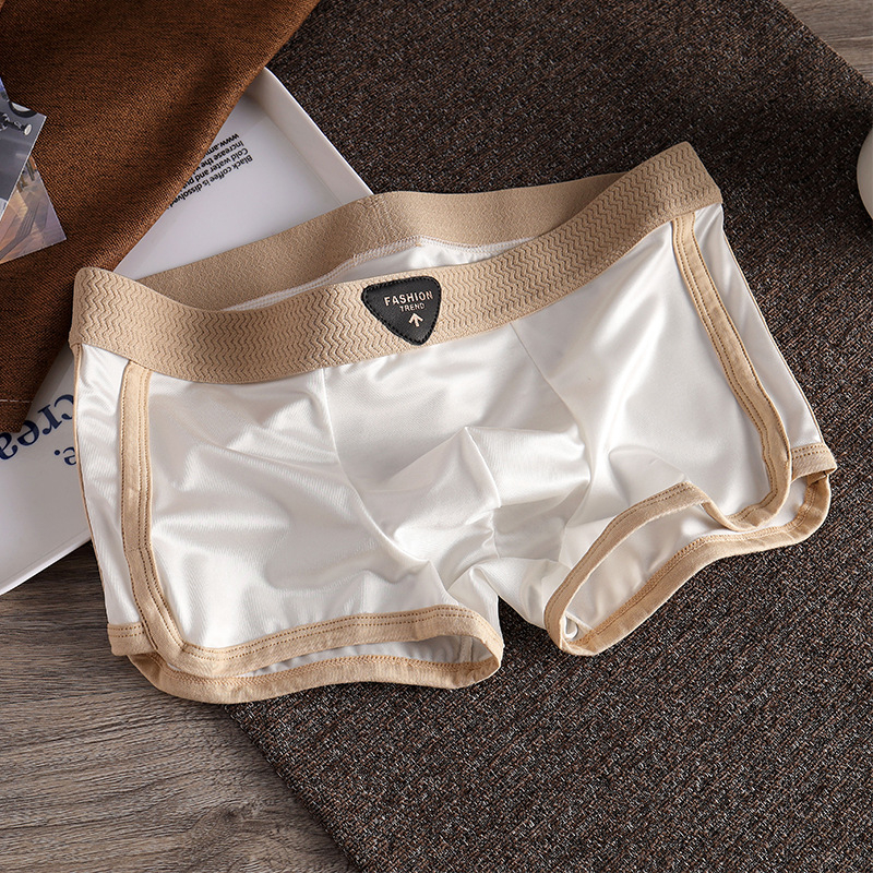 Bamilon luksuzne muške boxerice od satena s ice-silk materijalom, prozračné i antibakterijske