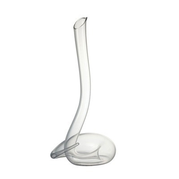 Decantor din cristal fără plumb, în formă de șarpe, suflate manual, format într-o zi
