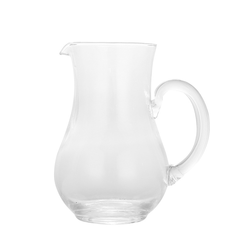 Decantor de vin din sticlă cu aerator și orificiu de turnare, stil minimalist, capacitate 401–500 ml