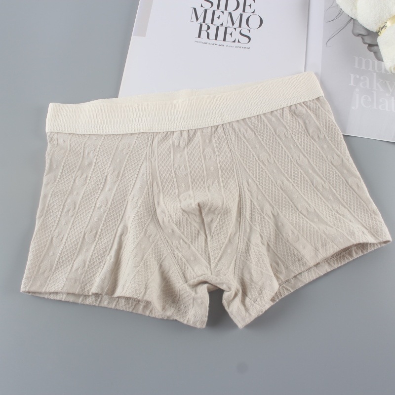 Muške bokserice od pamuka, srednjeg struka, jacquard tkanina, nježan dodir kože