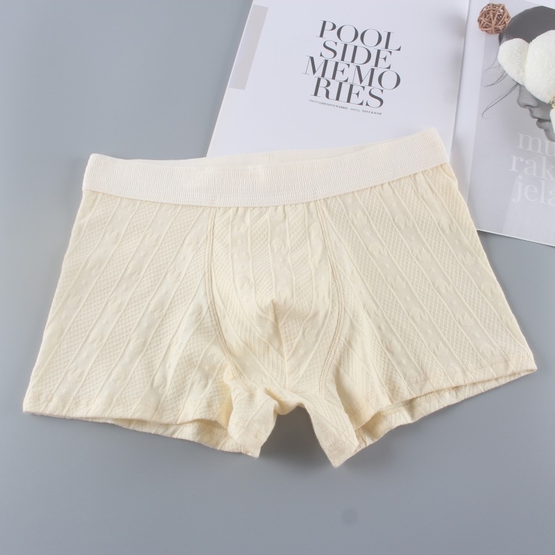Muške bokserice od pamuka, srednjeg struka, jacquard tkanina, nježan dodir kože