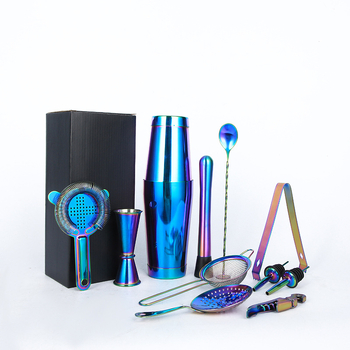 Set de 11 piese Boston Cocktail Shaker din oțel inoxidabil