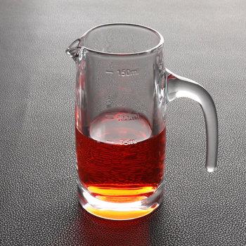 Set de decantor din sticlă pentru băuturi cu măsurătoare, stil chinezesc, sticlă groasă, pentru uz casnic sau în restaurante