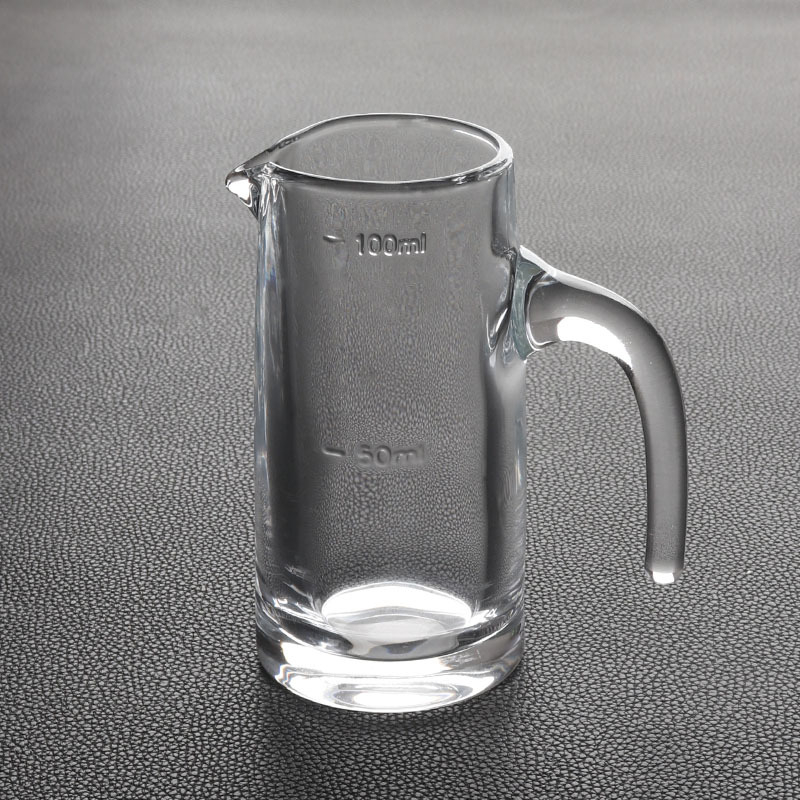 Set de decantor din sticlă pentru băuturi cu măsurătoare, stil chinezesc, sticlă groasă, pentru uz casnic sau în restaurante
