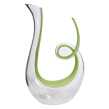 Decantator de vin din sticlă cristalină, design creativ de turnare rapidă, stil Nordic, capacitate 701-800 ml, culori: roșu, albastru, verde, roz