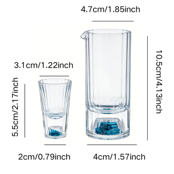 Set de pahare de vin din cristal, stil chinezesc, retro lux, dozator de vin, pahar mic pentru o porție, cutie cadou
