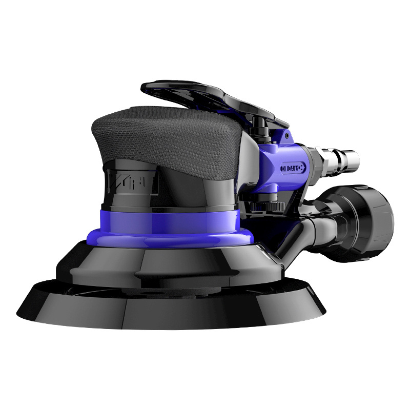 Șlefuitor pneumatic industrial personalizabil cu disc de 150 mm pentru șlefuire, lustruire și aplicare de ceară auto.