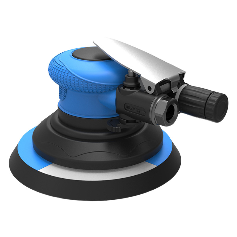 Șlefuitor pneumatic industrial personalizabil cu disc de 150 mm pentru șlefuire, lustruire și aplicare de ceară auto.