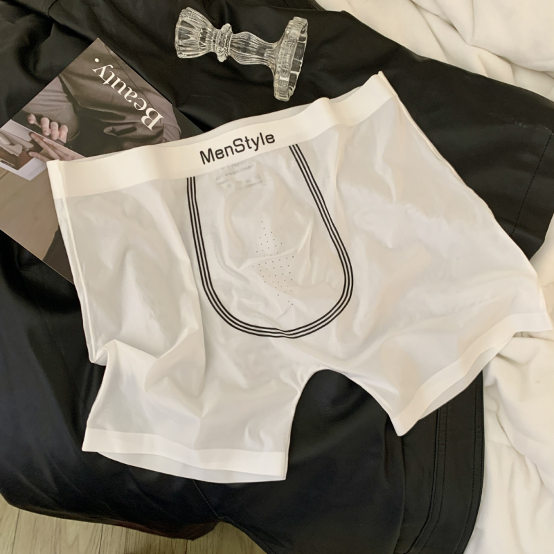Muške antibakterijske bokserice od ice silk, boxerice sa srednjim porastom struka, ultra tanke i prozračne